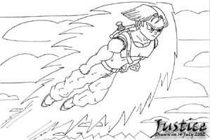 Flying Trunks doodle